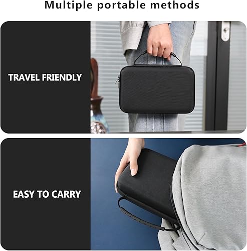 Miniatura 6 de Supmay Funda GPS de 8 pulgadas para Garmin DriveSmart 86dezl OTR800  RV 890, funda rígida de viaje con bolsa de malla para cable de alimentación de