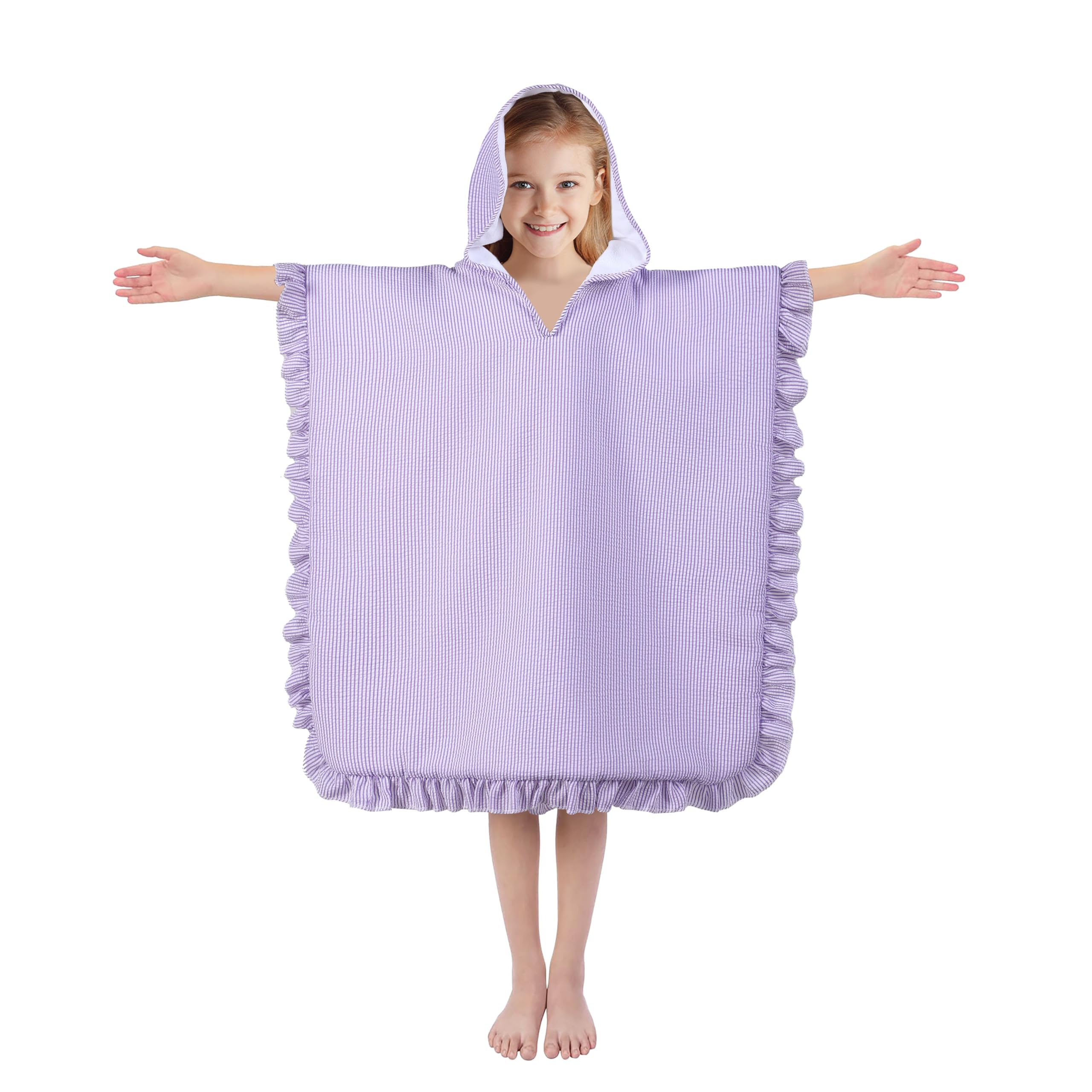 Photo 1 of THOVSMOON Hooded Beach Towel - Purple