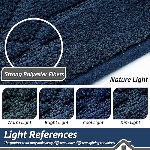 Miniatura 7 de BEQHAUSE Tapete para puerta de 20 x 32 pulgadas, tapete antideslizante para puerta, lavable, tapete para puerta de perro, resistente a las manchas y