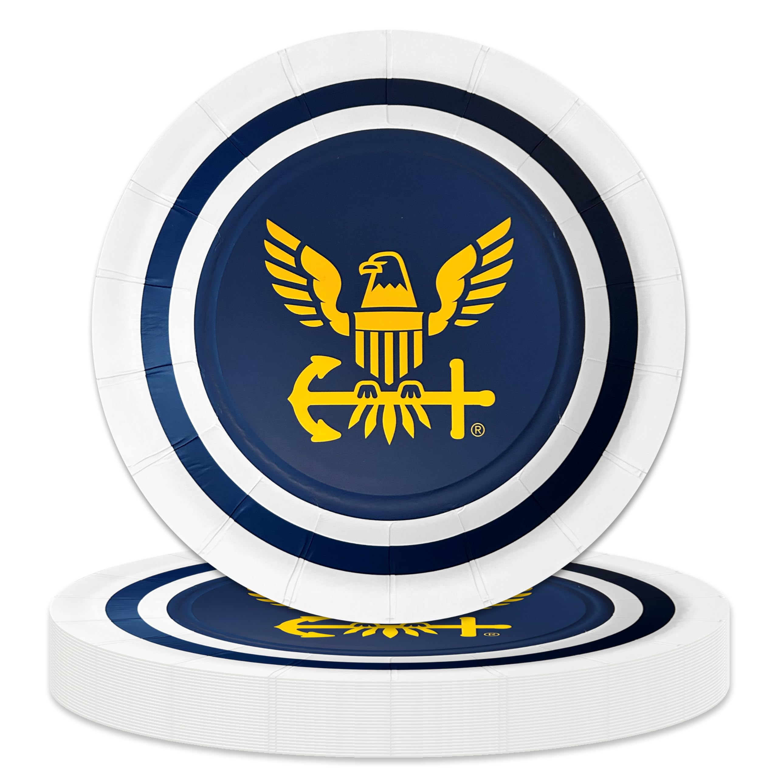 Amazon.com: Havercamp U.S. NAVY 7 in. Party Plates (24-pack