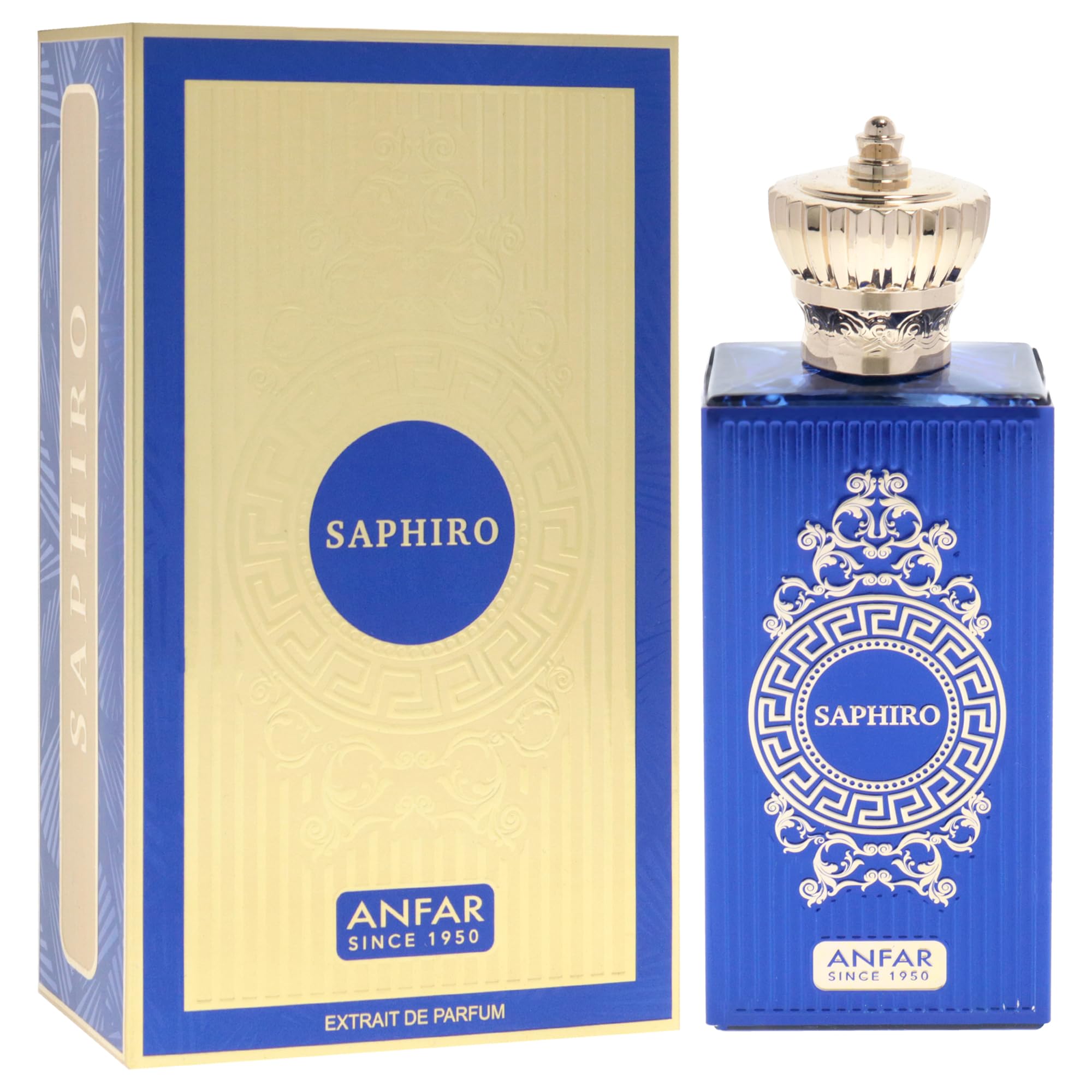 Amazon.com : Anfar Saphiro for Men - 2.04 oz Extrait De Parfum