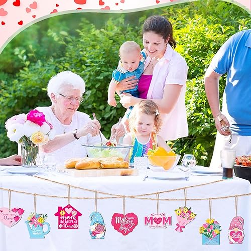 Miniatura 6 de 36 adornos de madera para el día de San Patricio gnomo de trébol verde monedas doradas recortes de madera adornos colgantes de madera para el día de