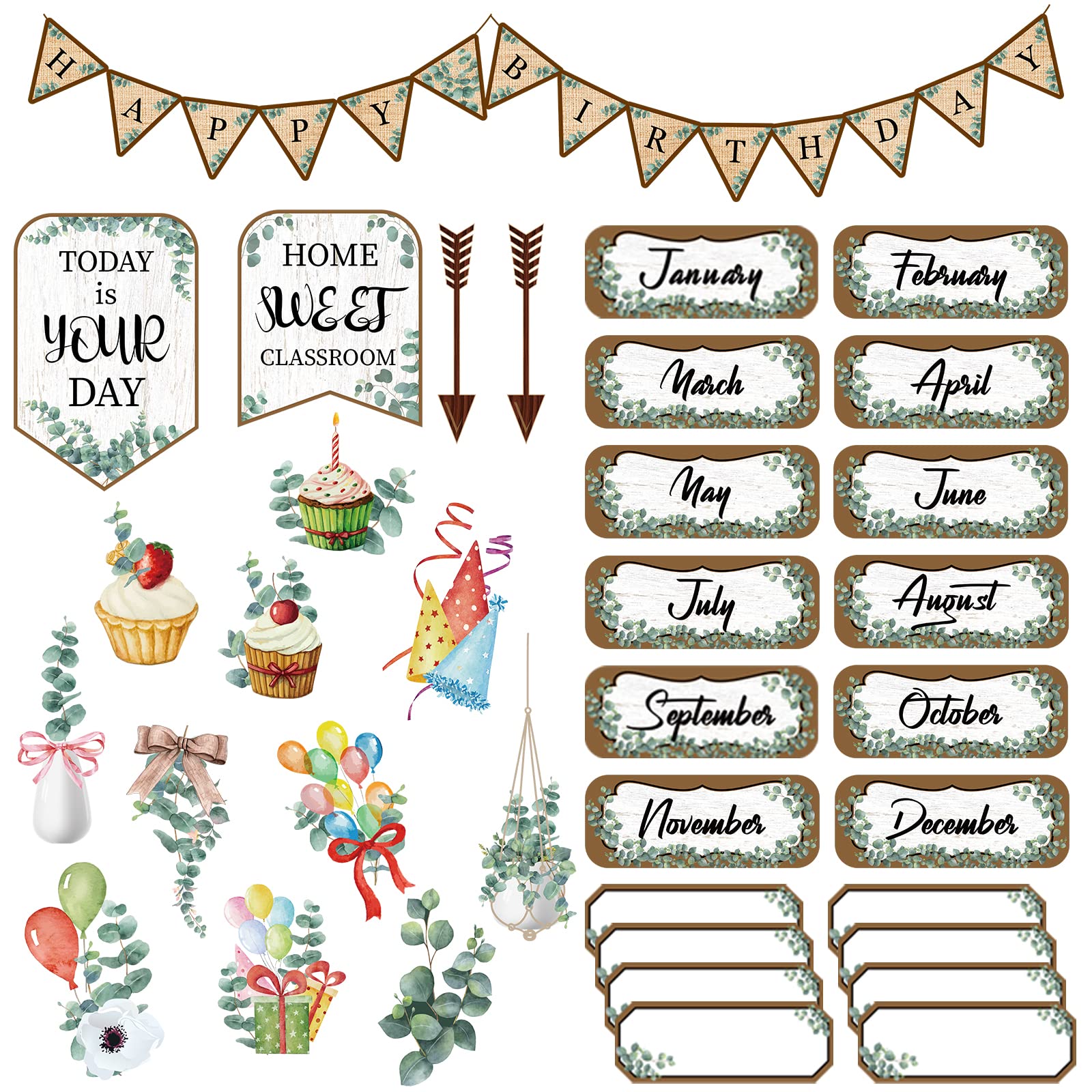 73-pcs-happy-birthday-bulletin-board-set-stylish-birthday-bulletin-board-decorations-birthday-chart-for-classroom-birthday-wall-decorations-eucalyptus-classroom-decor-back-to-school-decoration-cutouts-amazon-sg-office-products for Birthday Bulletin Board Printables Free 73 Pcs Happy Birthday Bulletin Board Set Stylish Birthday Bulletin Board Decorations Birthday Chart for Classroom Birthday Wall Decorations Eucalyptus Classroom Decor Back to School Decoration Cutouts : Amazon.sg: Office Products for Birthday Bulletin Board Printables Free