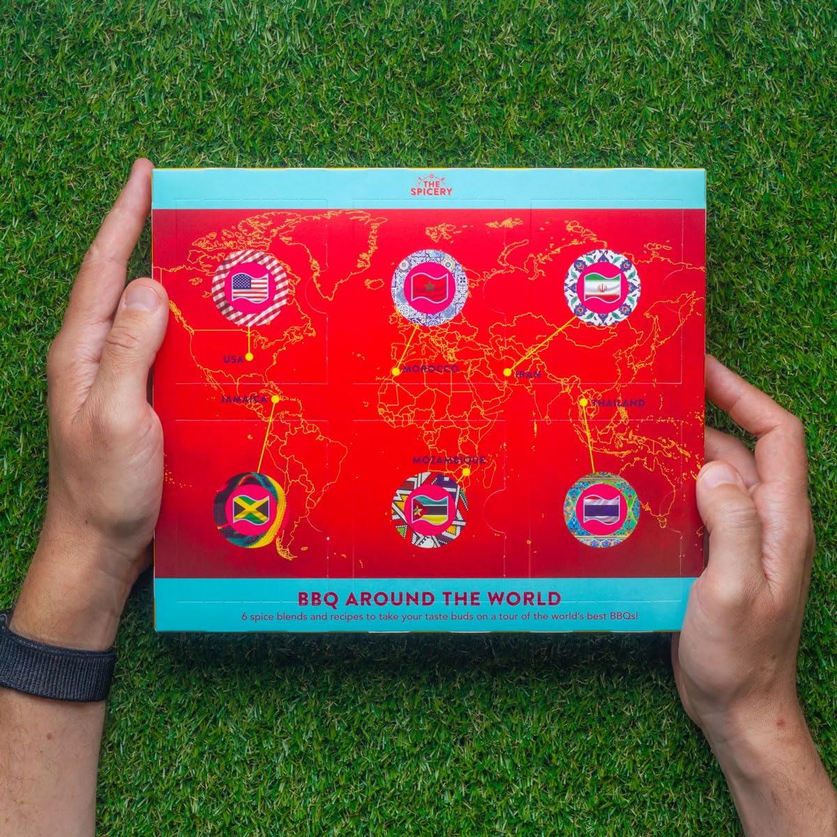 BBQ Around the World Gift Box | 6 special spice blends and simple recipes | Simply add a few fresh ingredients!