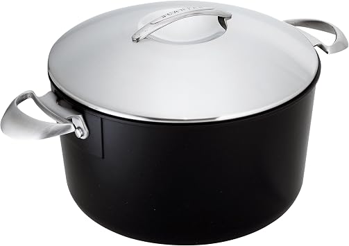 Scanpan Professional 7 qt Nonstick Dutch Oven with Lid - Compatible with All Cooktops, Induction Ready, Metal Utensil Safe, Oven Safe to 500F, Dishwasher Safe