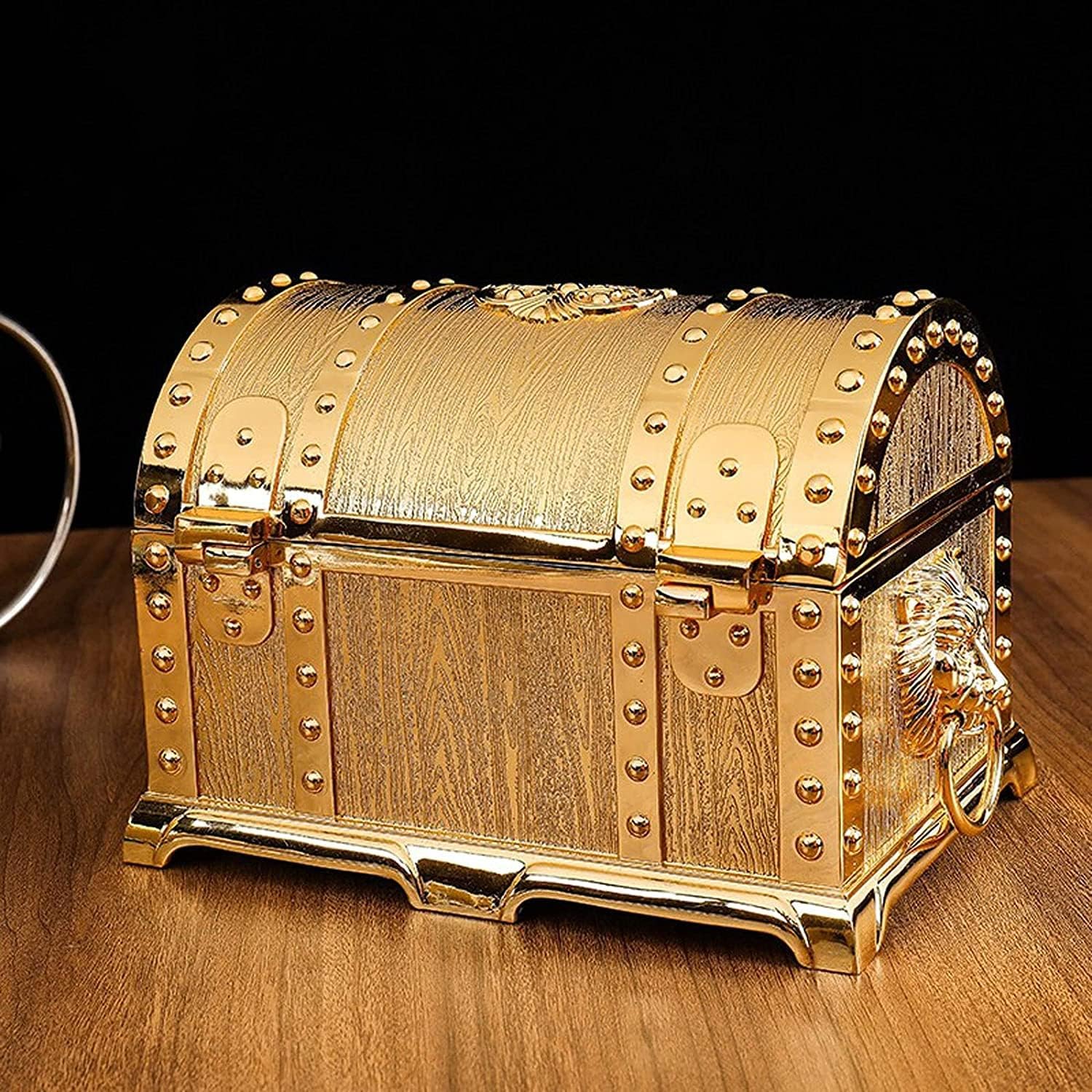 Jewellery Box Jewelry Box Jewelry Case Organizer Jewelry Storage Metal Jewelry Box Vintage Treasure Box Jewelry Trinket Box Organizer Ring Earrings Box Chest Storage Box For Wedding Jewelry Box J