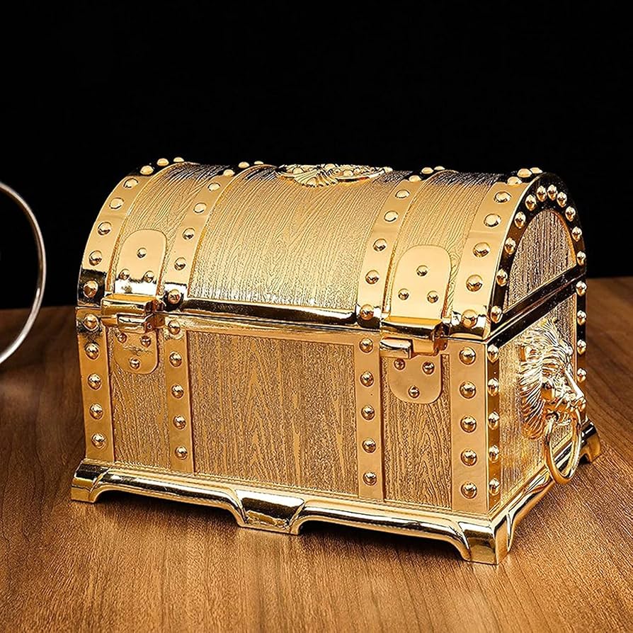 ヴィンテージジュエリーボックス 宝箱の宝石箱 小物入れ 収納 アクセサリー ヴィンテージ