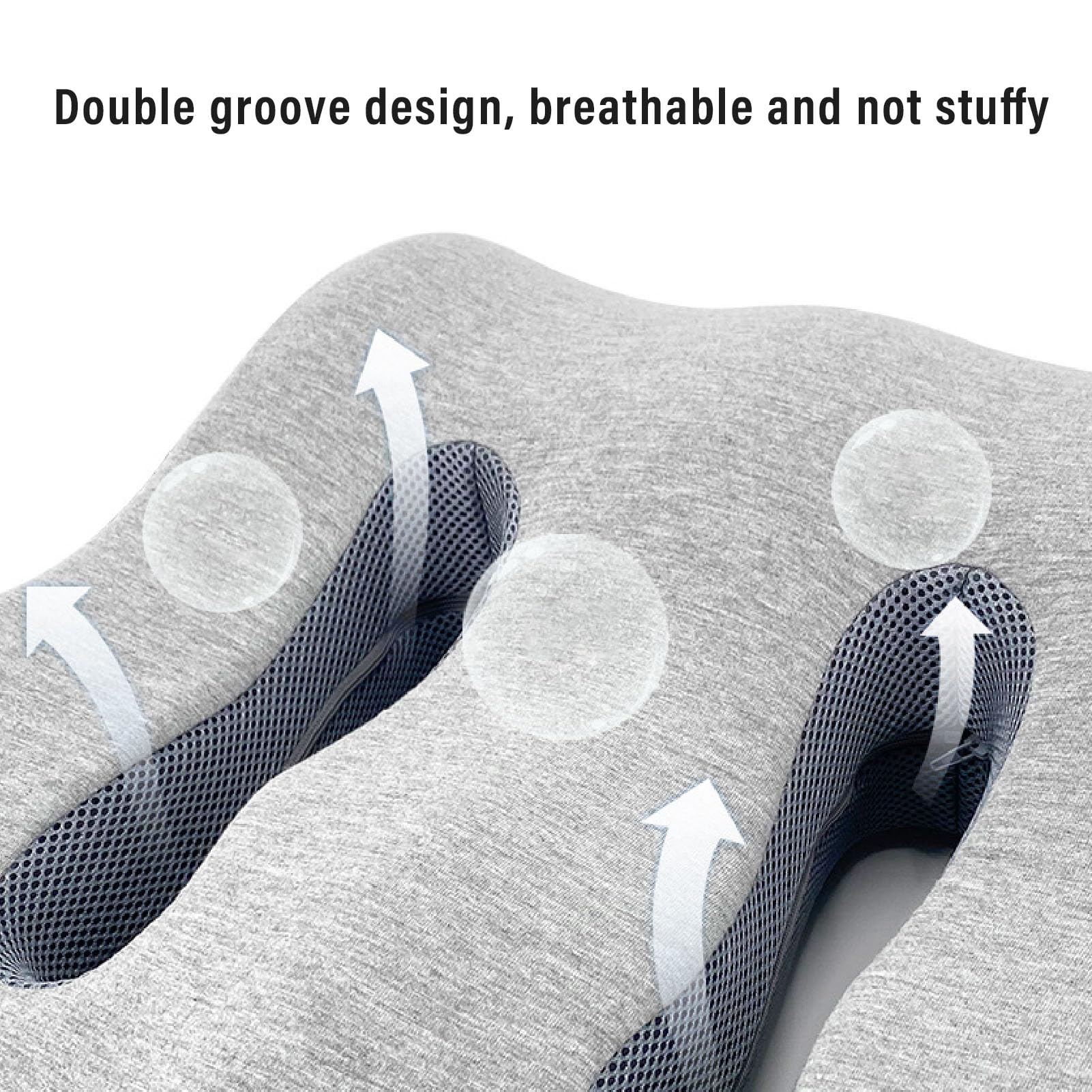 Fabater Cuscino per Elevazione delle Gambe, Cuscino per Gambe in Memory Foam Poggiagambe Cuscini per Elevazione del Piede a Cuneo per Gonfiore, Cuscino per Supporto per Gambe in Memory