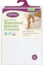 clevamama waterproof mattress protector cot bed