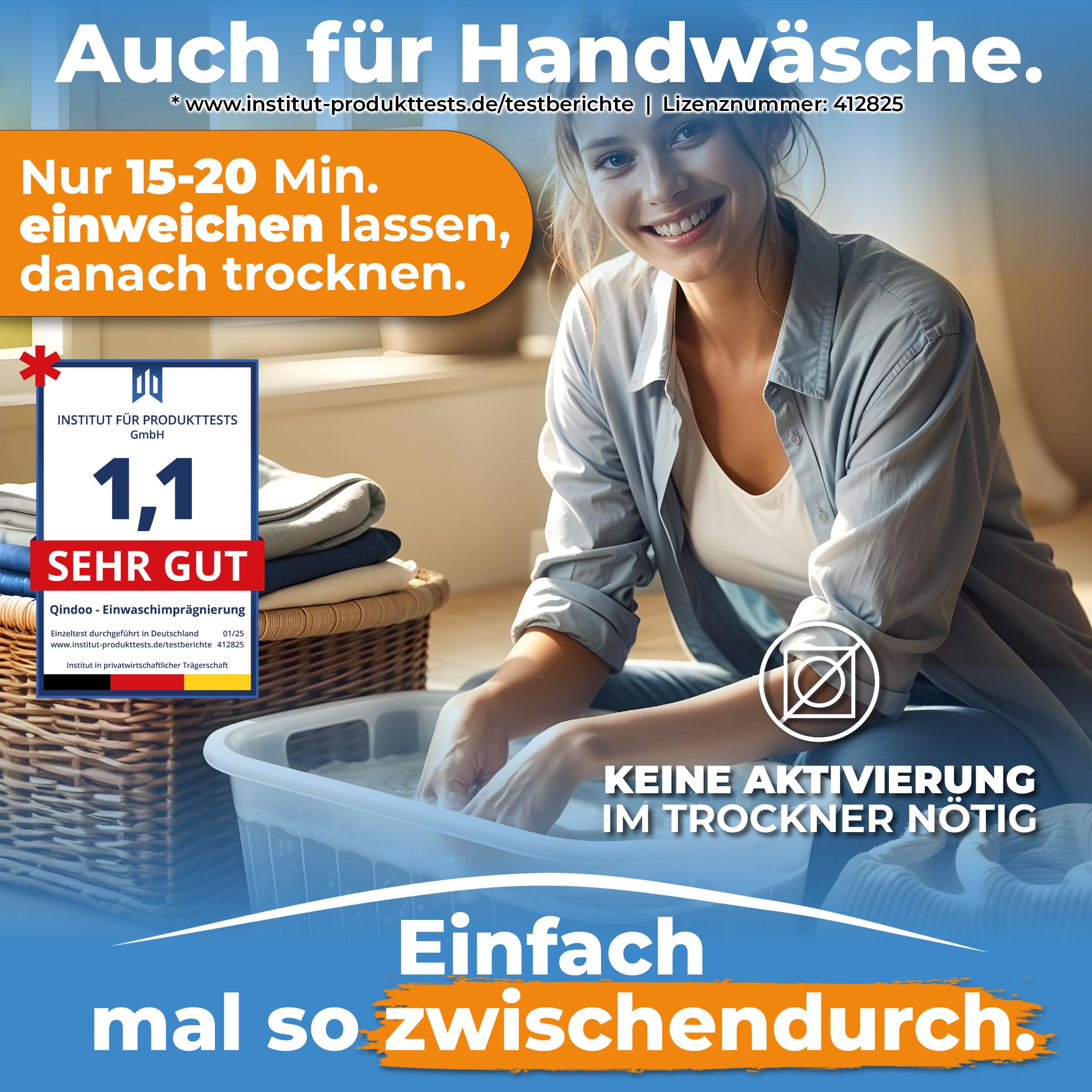 Einwaschimprägnierung – Atmungsaktiv & wirkstark – Für Gore-Tex, Outdoor- & Funktionskleidung – Waschmaschinen- & Handwäsche geeignet, PFC-frei – Made in Germany