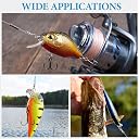 SILANON Ball Bearing Fishing Swivels with Oval Split Rings,20pcs Fishing Snap Swivels Fishing Tackle Saltwater Power Snaps Quick Change Fishing Lure Rings Connector Stainless Steel Solid Rings gallery image