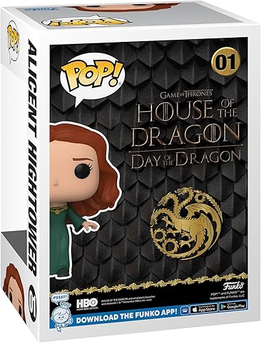 Miniatura 3 de Funko Pop! TV House of The Dragon - Alicent Hightower, convención de verano, multicolor (paquete de 5)