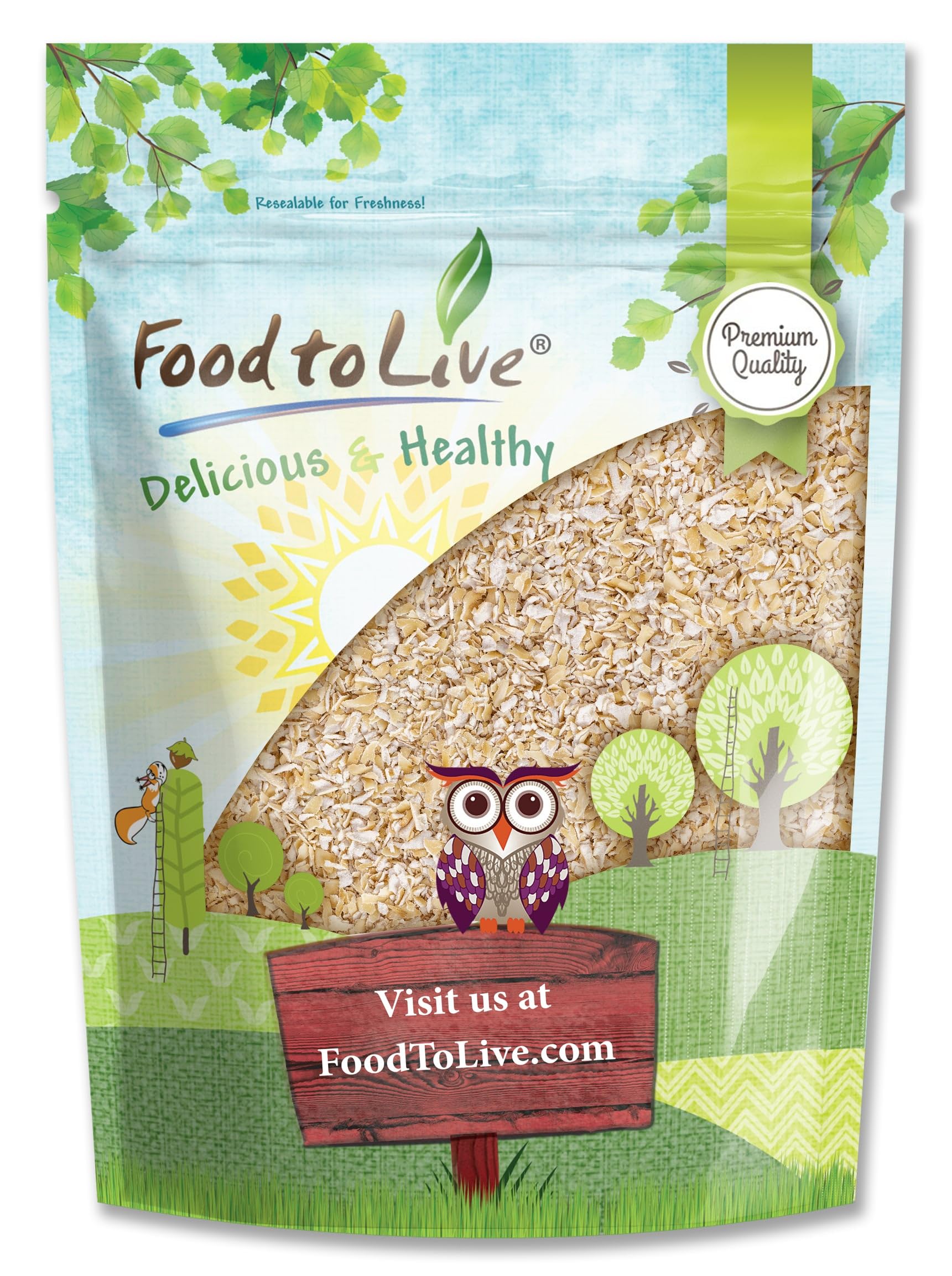 Amazon.com: Food to Live Oat Bran, 2 Pounds – A Nutritional