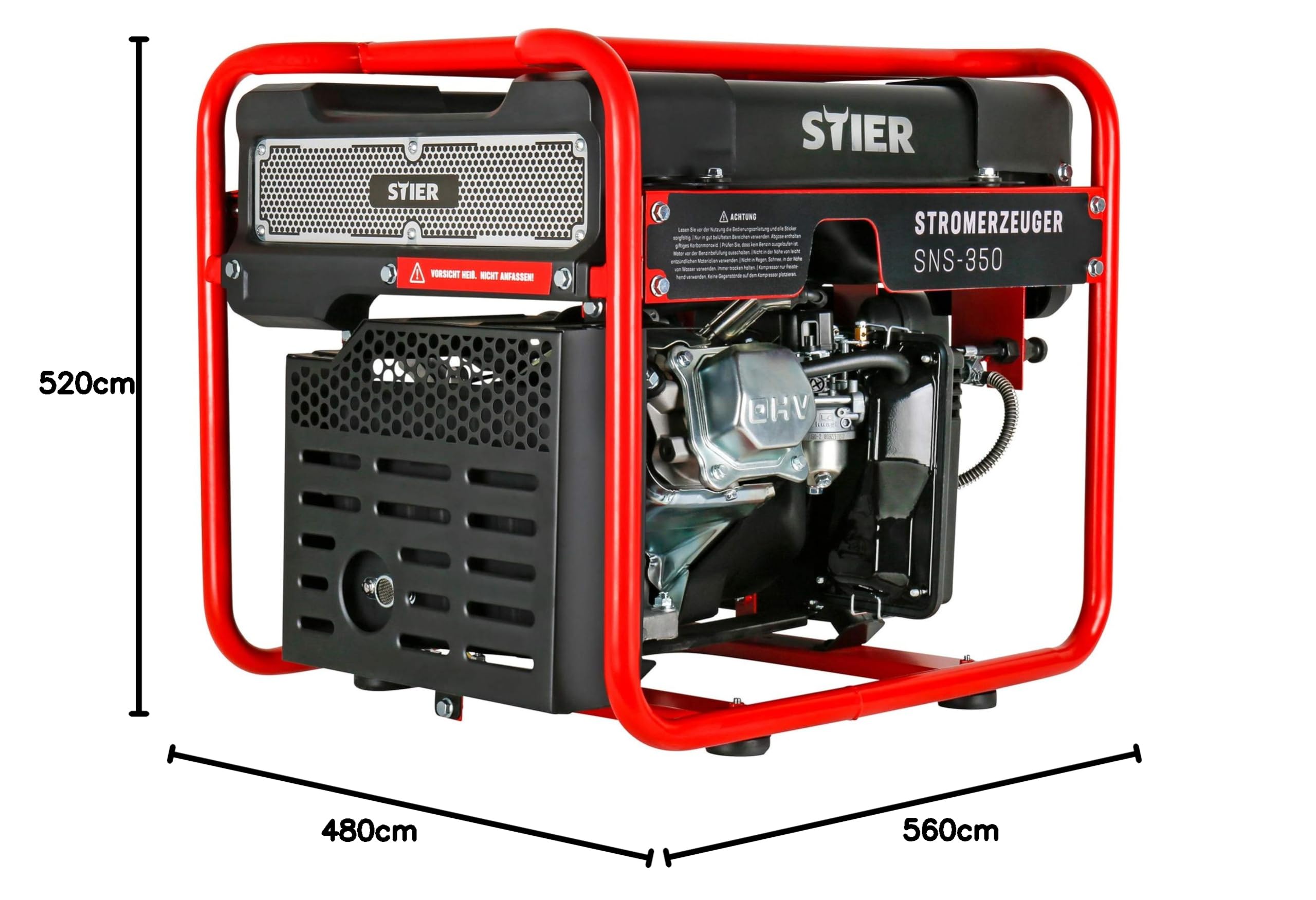 STIER Generatore di corrente a inverter SNS-350 3,5 kW 69 dB(A)