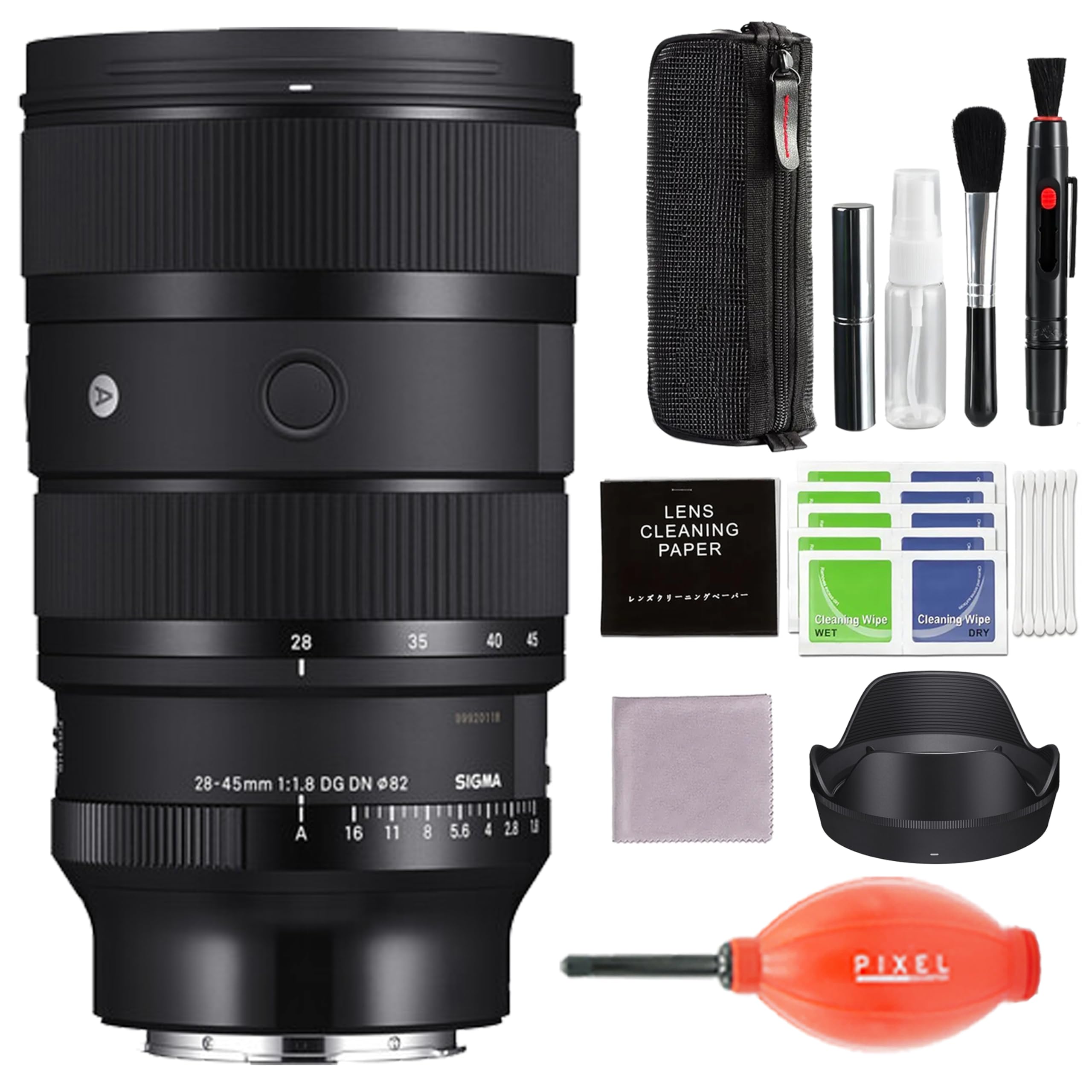 Sigma 28-45mm f/1.8 DG DN Art Lens for Leica L Mount with Pixel Advanced Accessories & Travel Bundle | 612969 | Extended 3 Years Manufacturer Warranty | Sigma 28-45mm f/1.8 DG DN Art
