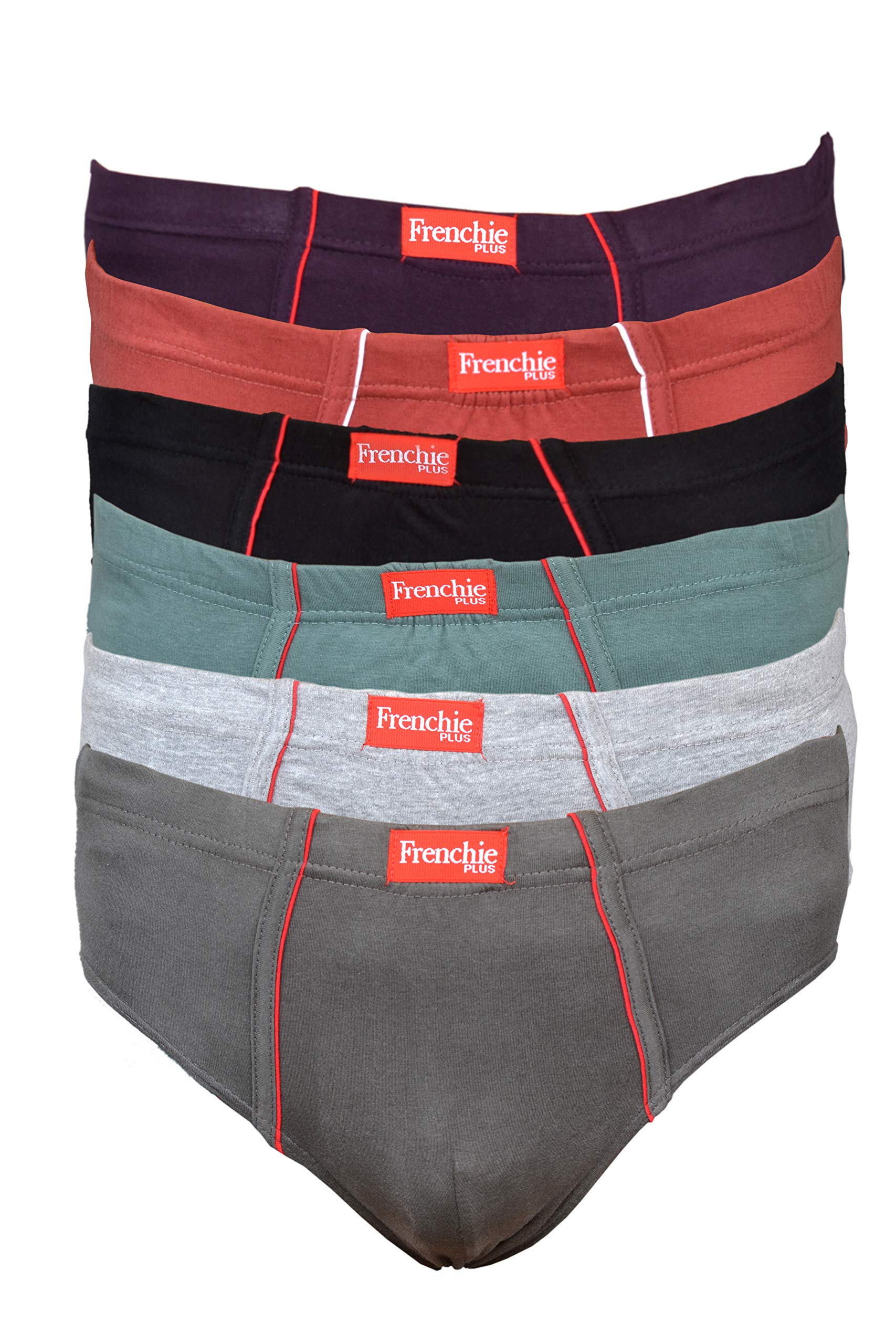 Buy VIP Men's Cotton Innerwears (Pack of 6) (193419_Multicolor, 95 Cm ...