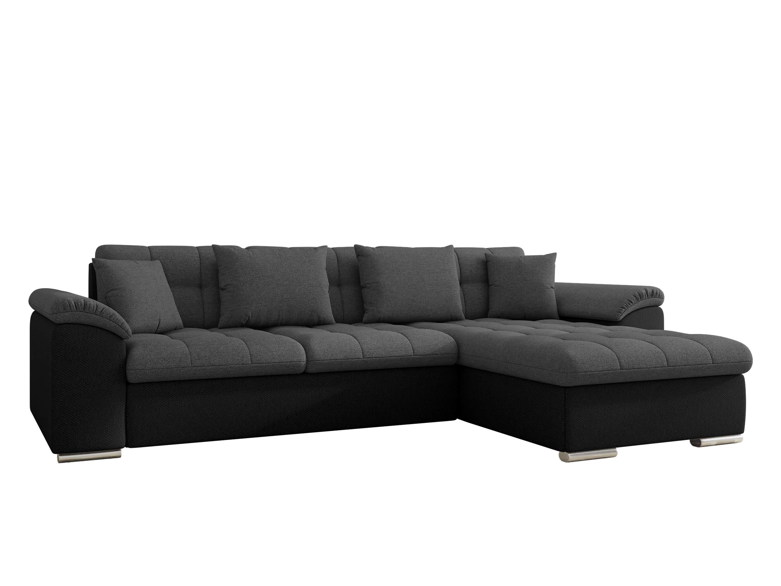 Mirjan24 Sofá esquinero Diana, sofá esquinero con casillero y función de dormir, sofá elegante, esquina, sofá cama, sofá cama (Muna 14 + Tatum 283, sofá esquinero a la derecha)