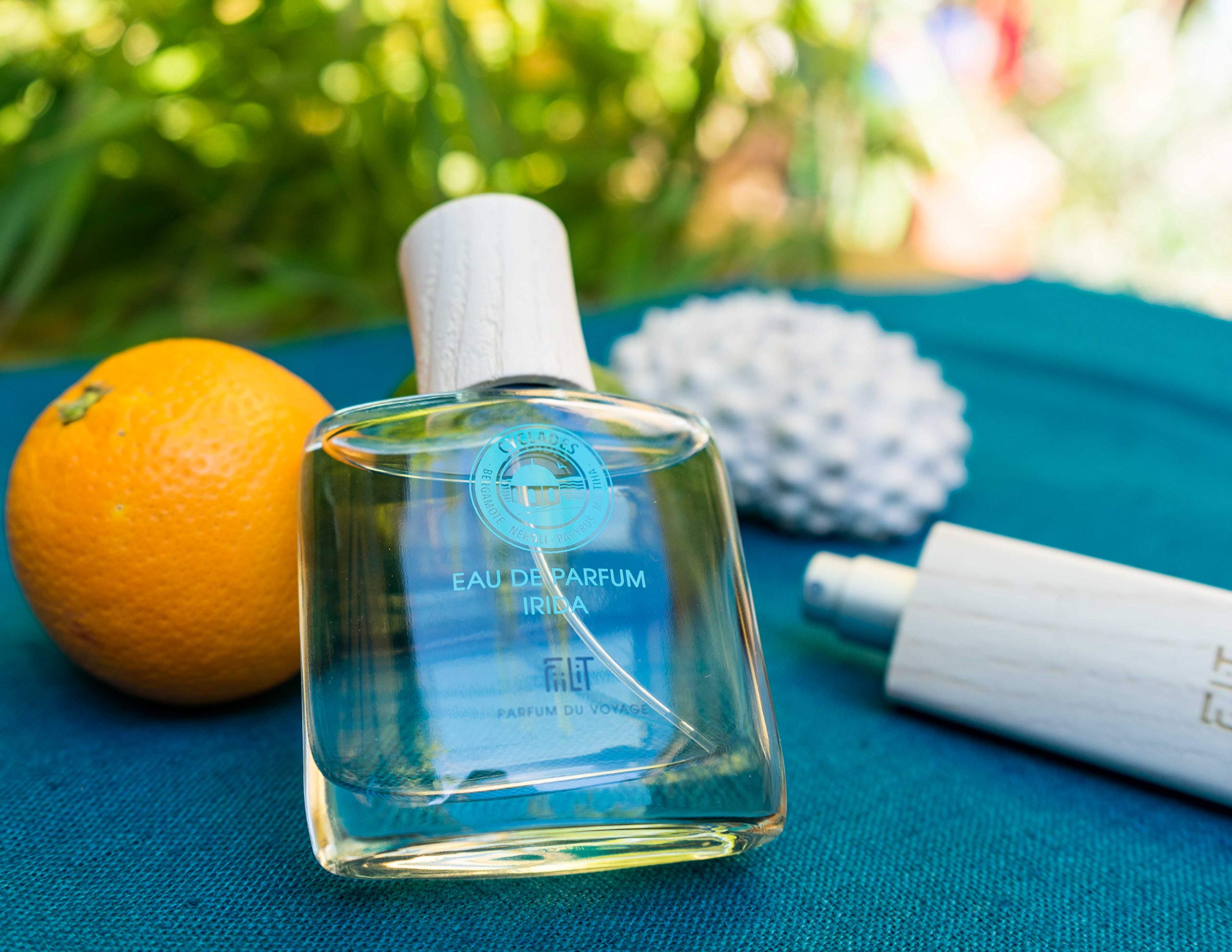 Eau de Parfum Naturelle IRIDA CYCLADES - FiiLiT Parfum du Voyage (50 mL serti)