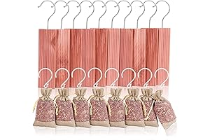 Homode Cedar Sachets for Clothes Storage with Hanging Hooks