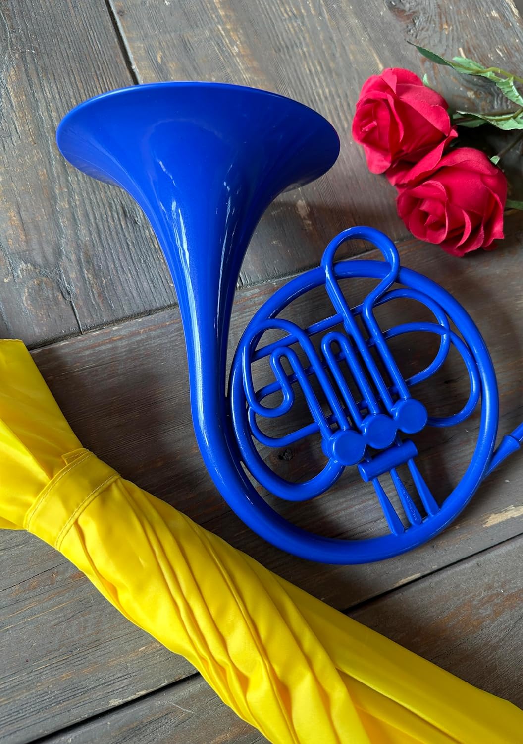 Blue French Horn/HIMYM/Prop Replica/Proposal Prop/Pop Culture Reference (12 in Fully 3D)