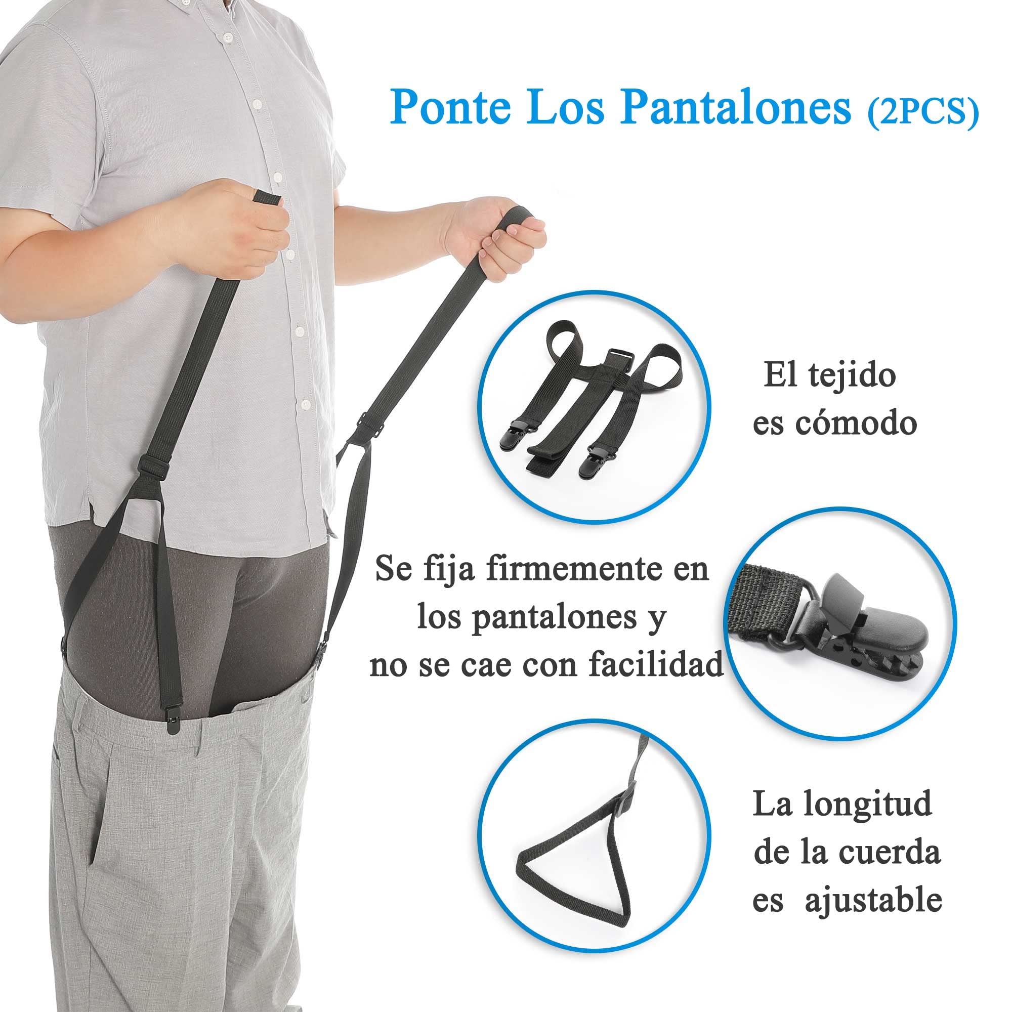 Poner Calcetines, Zapatos, Pantalones sin Agacharse, Calcetines fáciles de poner y Quitar, Ayuda a las Personas Mayores o con Movilidad Reducida a poner Calcetines, Calzador de Calcetines