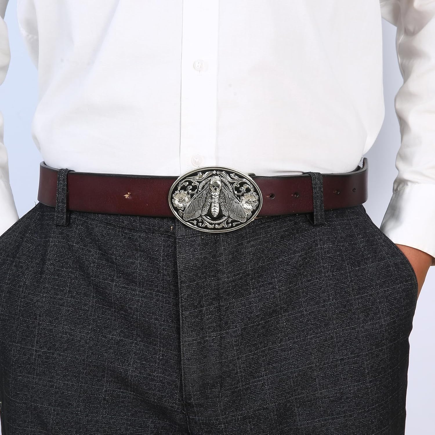 Turquoise Belt Buckle for Men Western Texas Longhorn Bull Rodeo Belt Buckle American Cowboy Chic Gift - Image 6