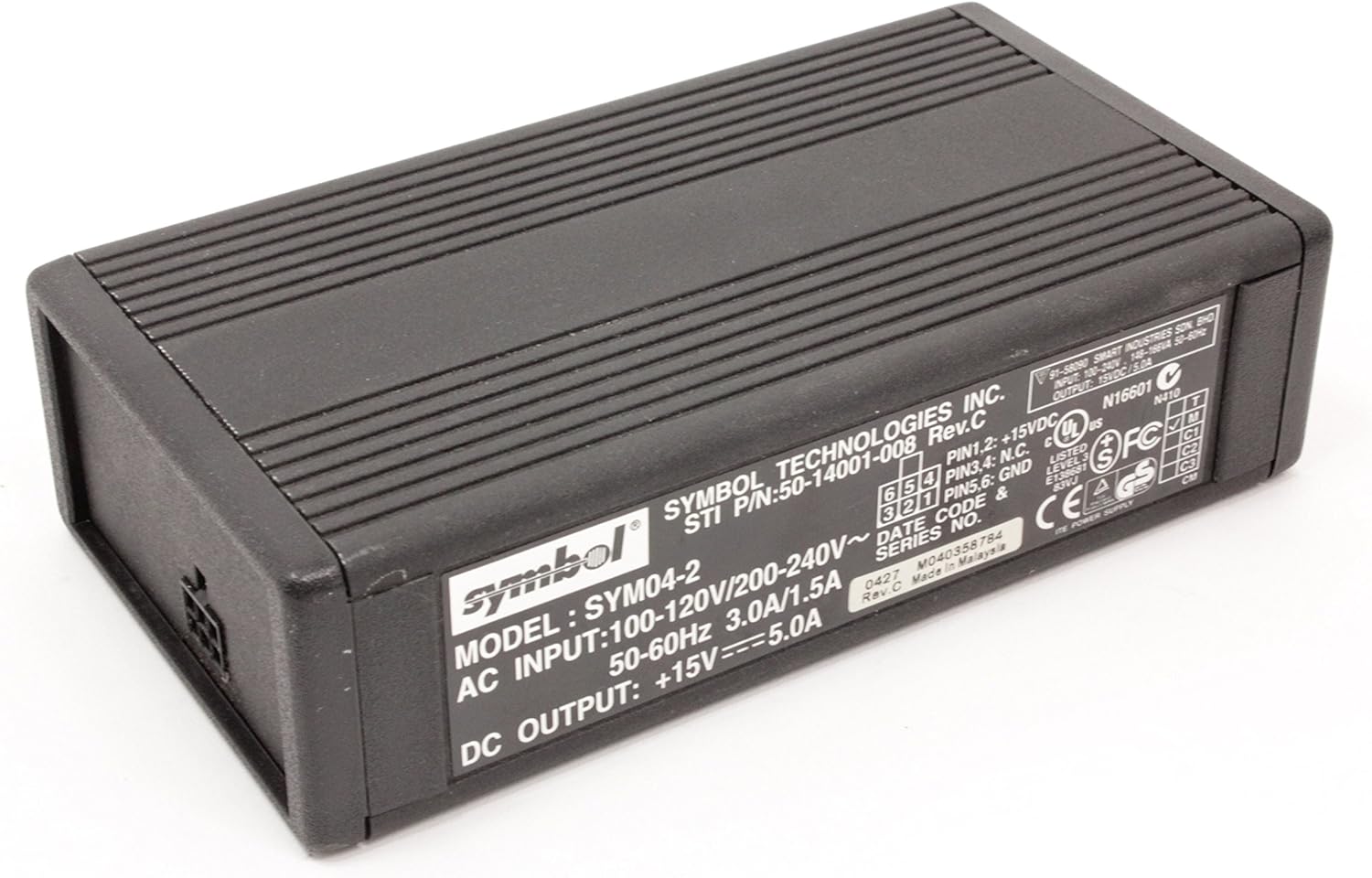 Symbol Motorola SAC9000-4000R 4-Slot Battery Charger Kit - Includes Charger, Power Supply, DC Line Cord and AC Line Cord