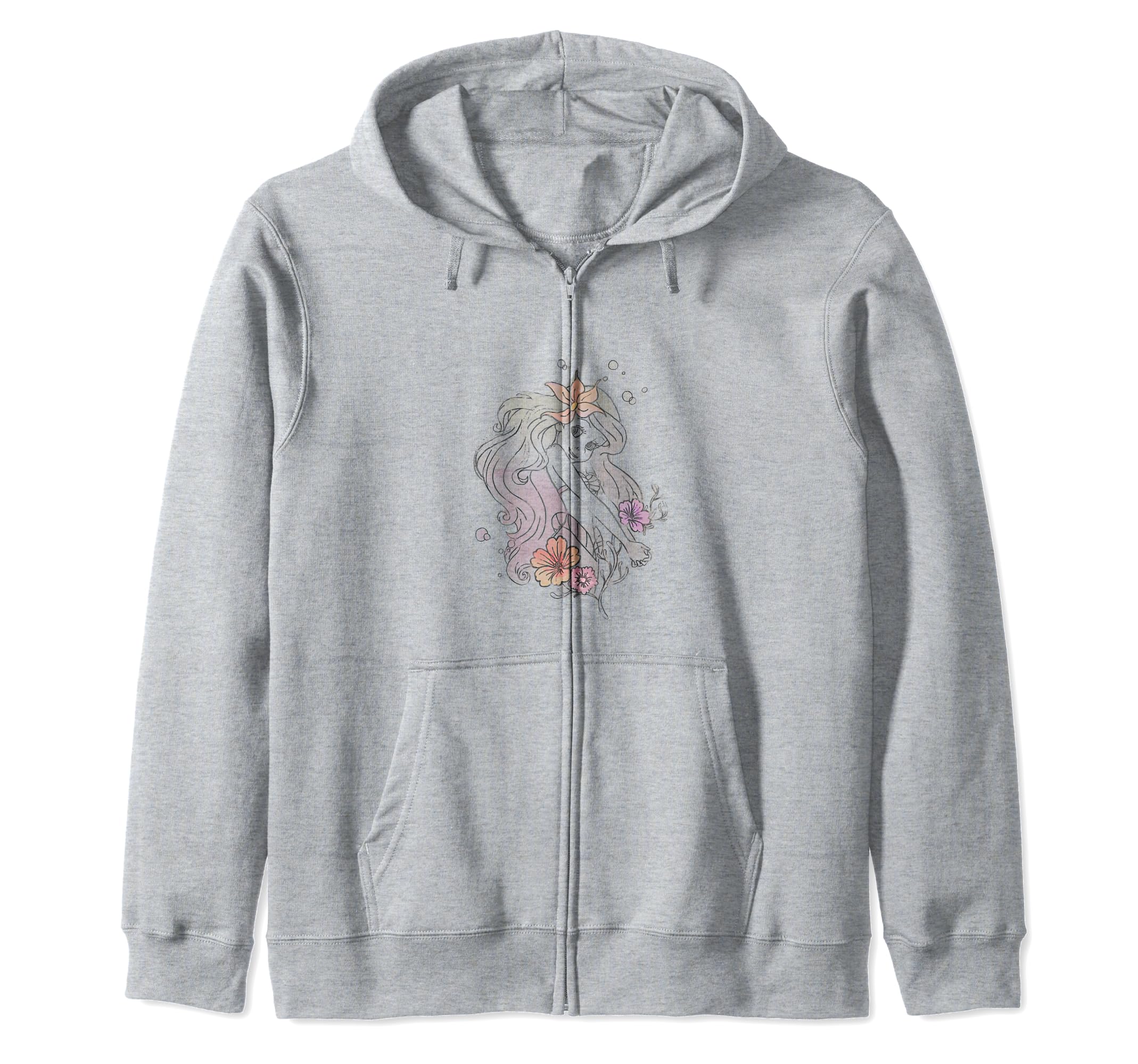 Amazon | ディズニー リトルマーメイド アリエル 水彩 ドリーム ジップ