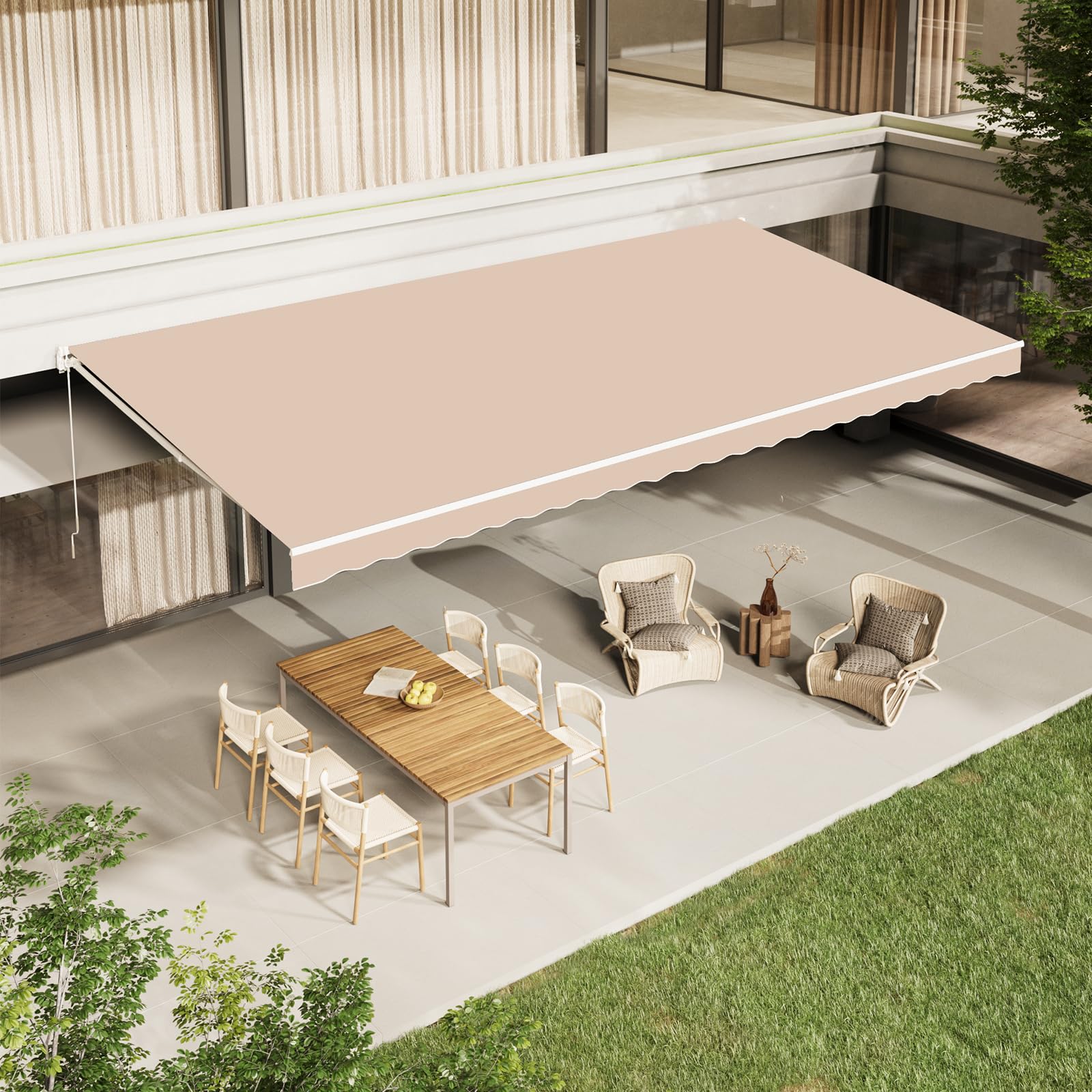 AECOJOY 20'×10' Retractable Awning
