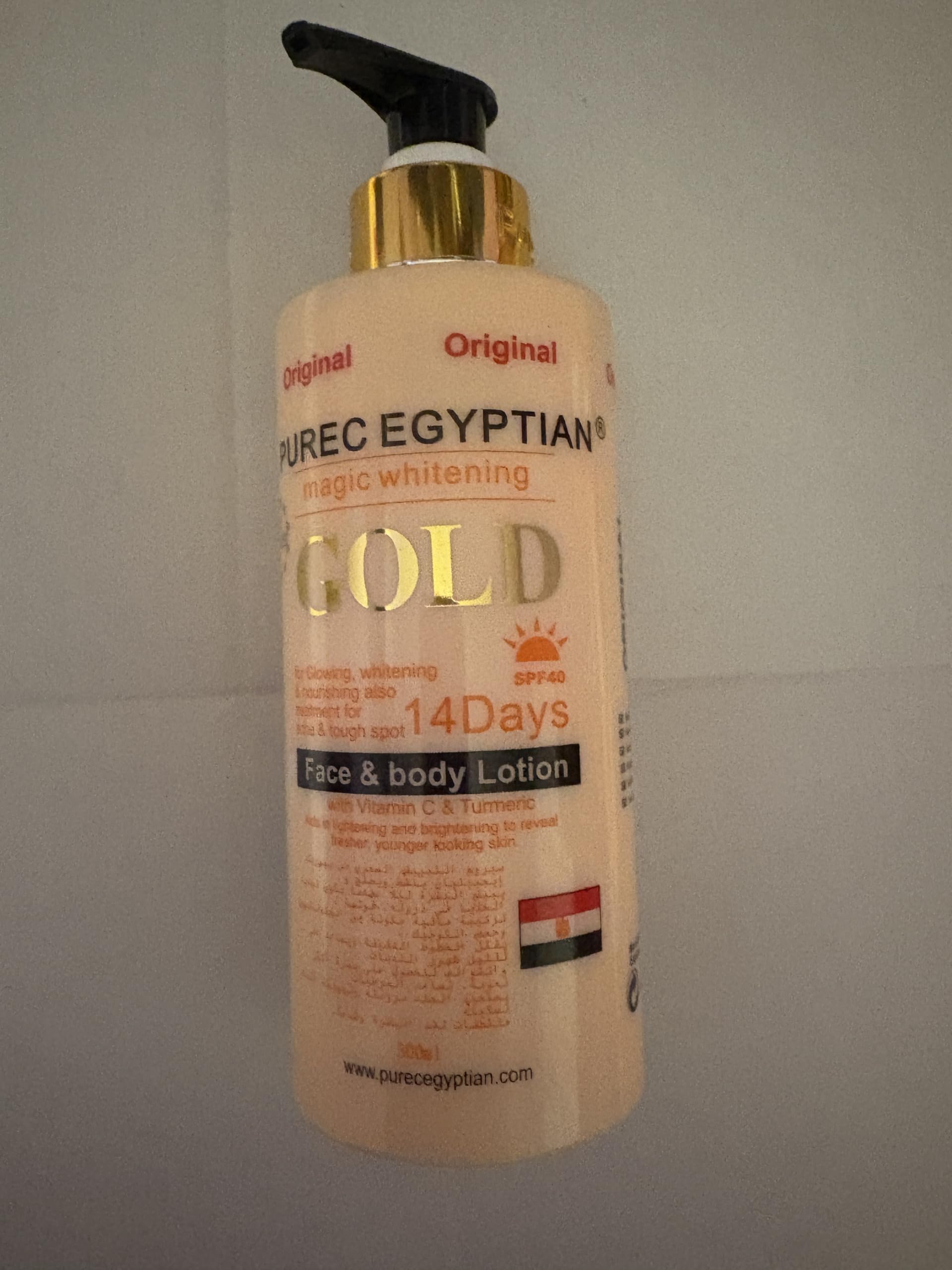 Pure Egypti Magi Gold Whitening Face & Body Lotion 300ml
