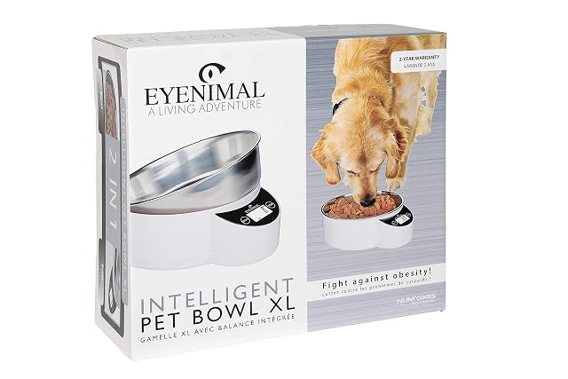 Foto 5 de 5 de EYENIMAL XL Blanco Integrado Equilibrio Perro Cuenco de la Comida