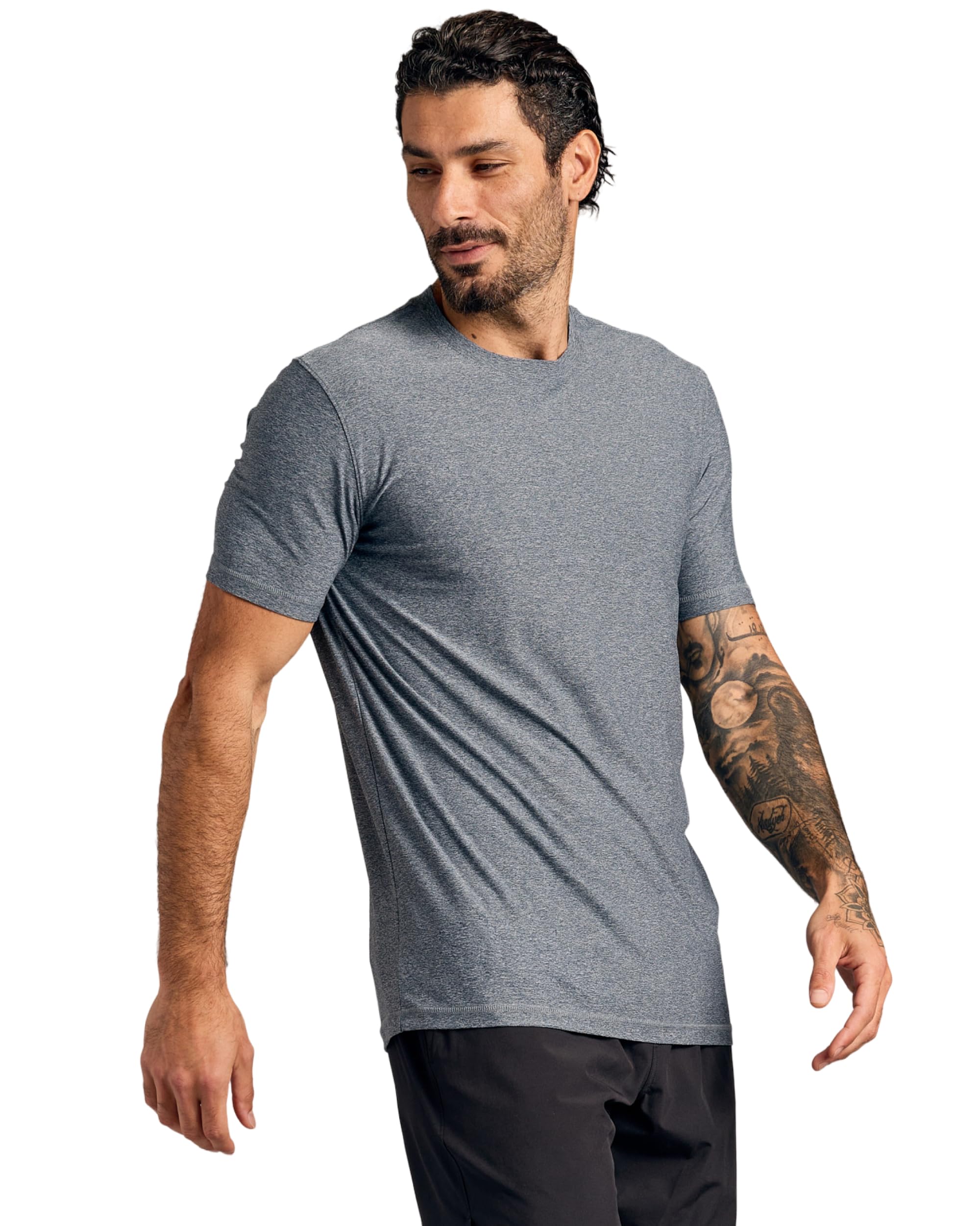 True Classic Men's Active Crew Neck Short Sleeve T-Shirt, 1-Pack
