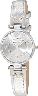 Anne Klein Women's Leather Strap Watch