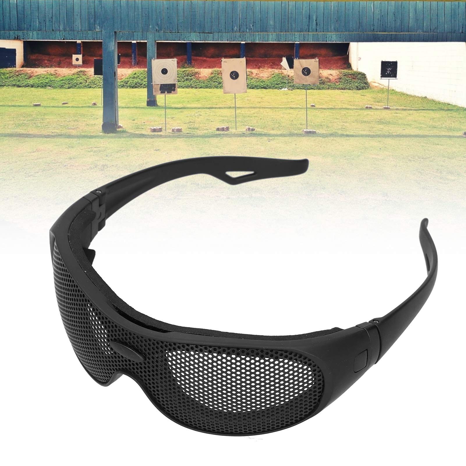 Joyzan Airsoft Mesh Goggles, Occhiali a Rete Softair Antivento Copertura con Motivo da Tiro Sport All'Aria Aperta Protezione Antiurto Militare Paintball per Equitazione Tactical CS Game Shooting