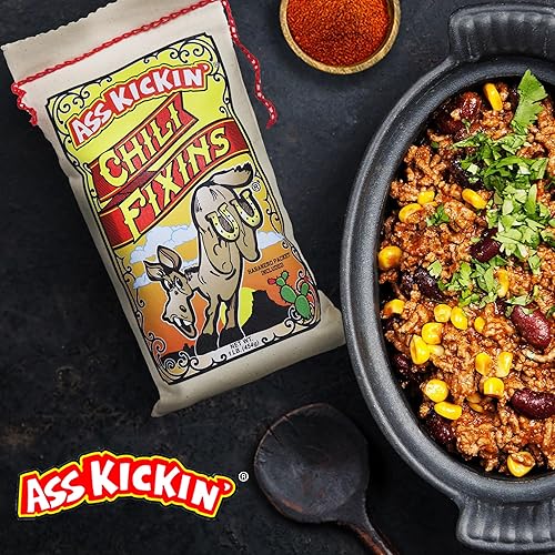 Miniatura 6 de KICKIN' Chili Fixins  Paquete de 2  Regalo gourmet premium fabricado en los Estados Unidos  16 onzas cada uno
