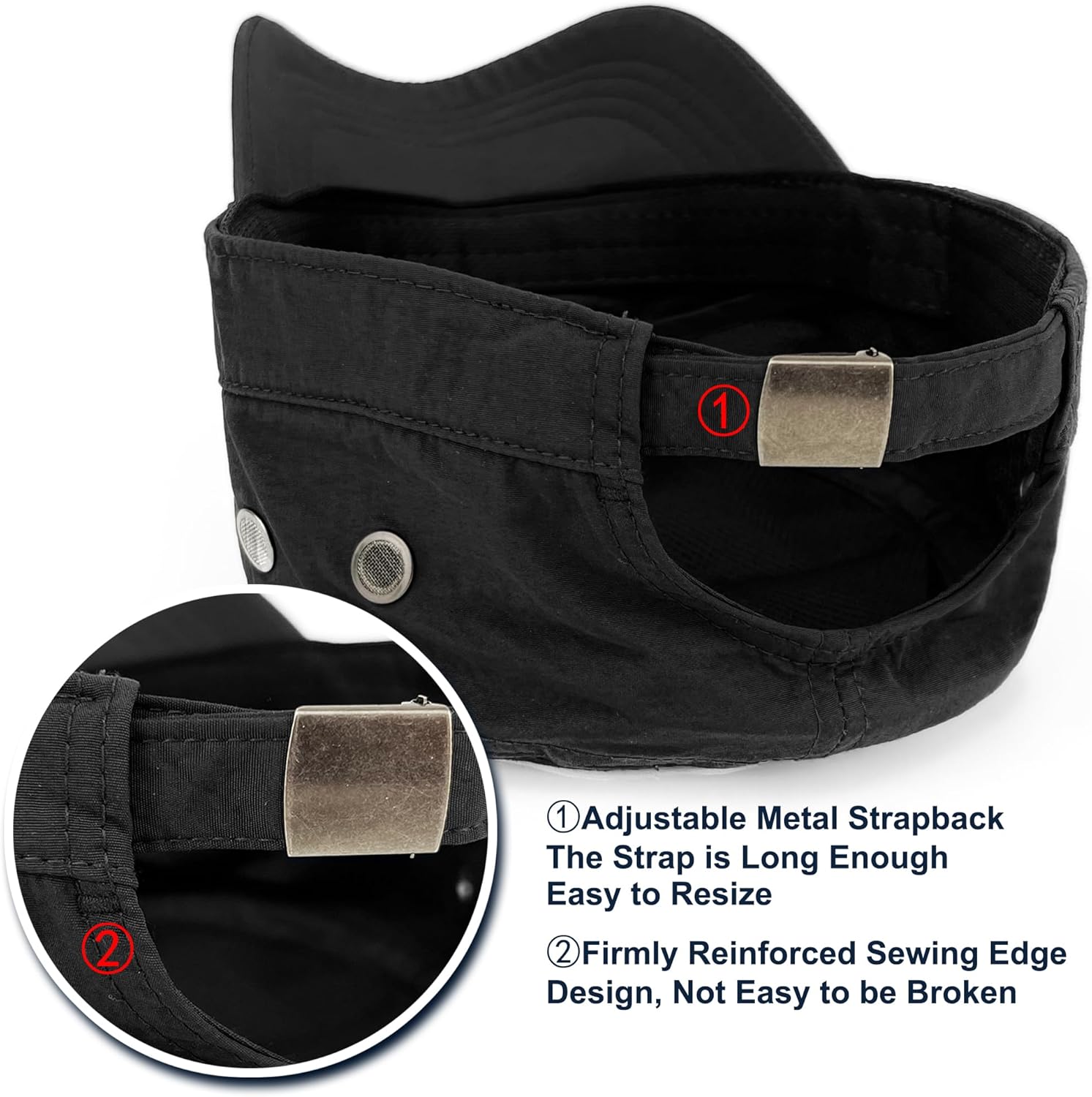 Water Resistant Cadet Caps for Women Army Military Hats for Men Quick Dry Flat Top Dad Cap - Image 4