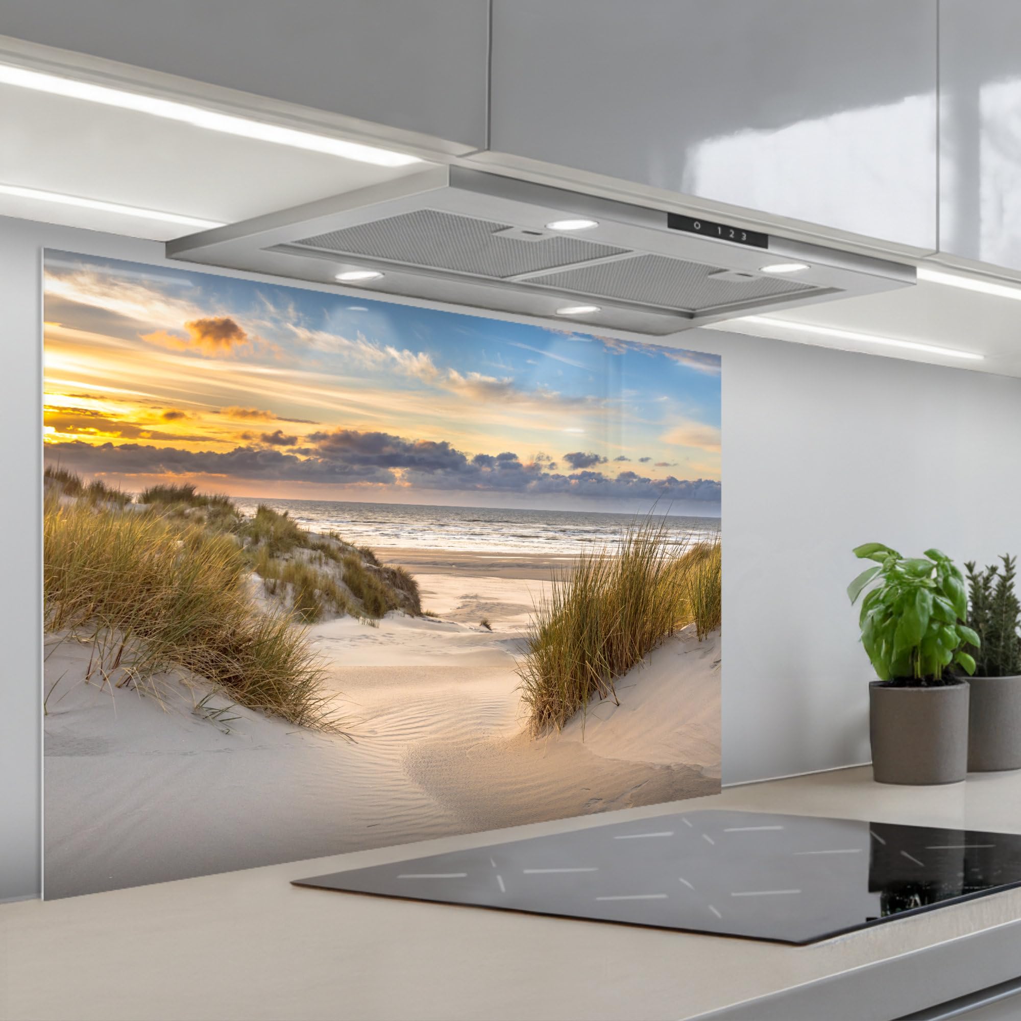 Crédence adhésive cuisine 60x90 cm résistant à la chaleur mer - 8