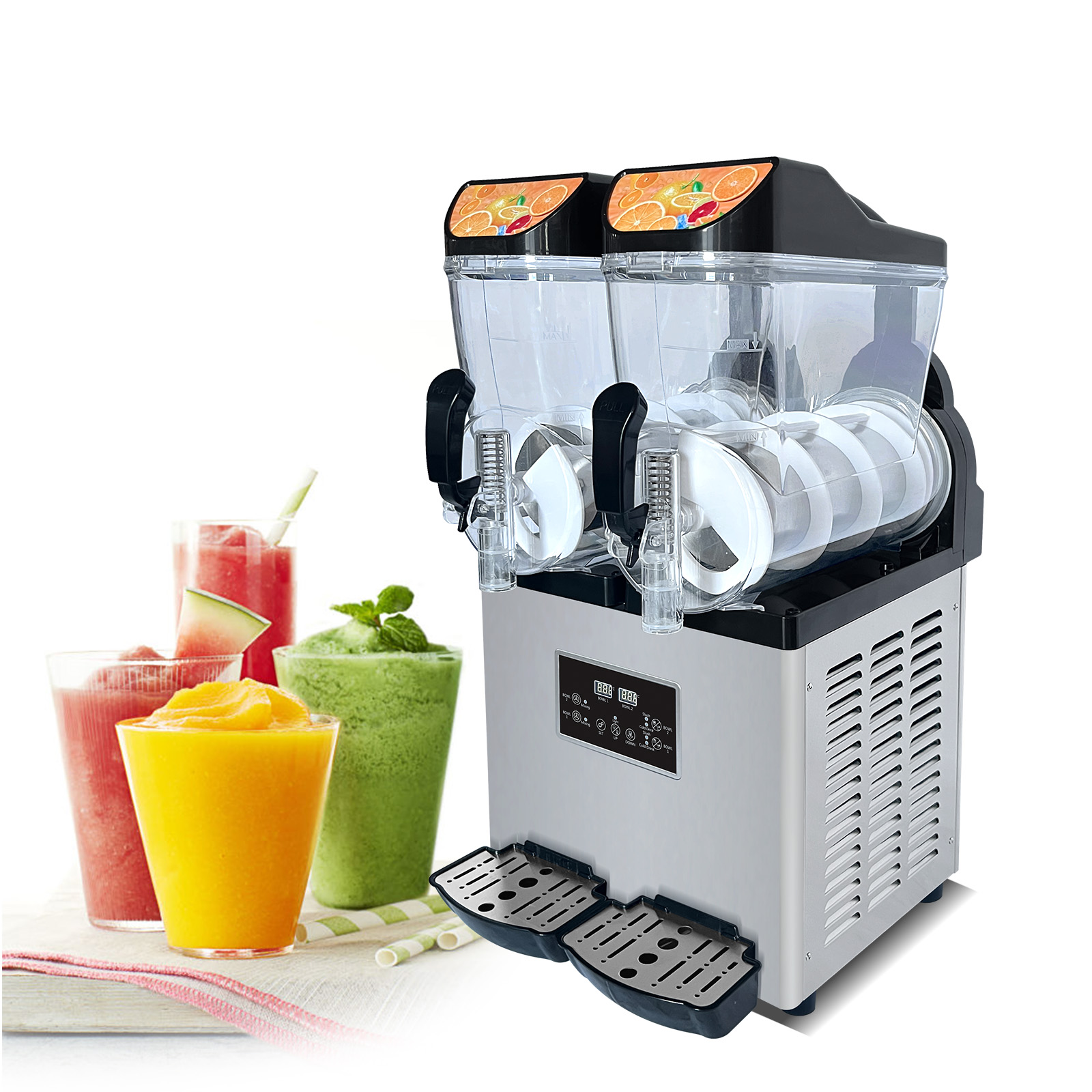 定価235500　スムージーマシーン　XRJ15Lx2　Koliceマルガリータ Amazon.com: Kolice Commercial ice Slush Machine,Margarita Frozen
