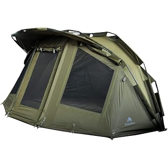 CampFeuer - 2 Person Bivvy Carp Tent Fishing Shelter - Olive-Green