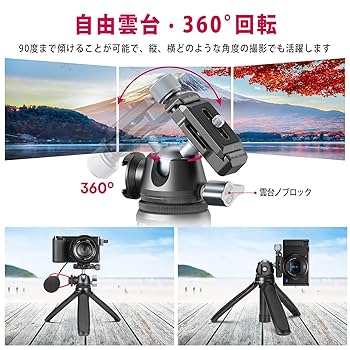 Amazon | Ulanzi MT-47 カメラ三脚 アルカスイスクイックシュー