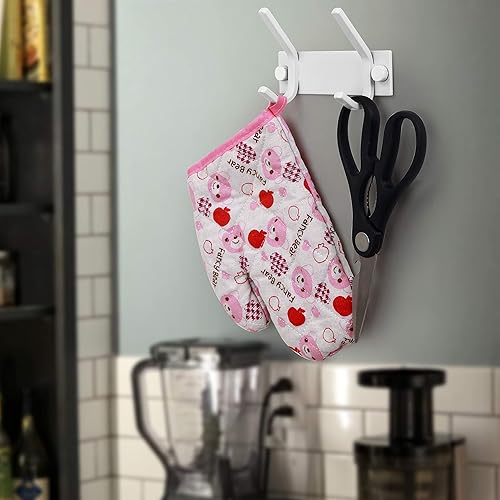 Vista 22 de WEBI Percheros para montar en la pared, ganchos para colgar en la pared, color blanco, gancho para colgar abrigos, 2 ganchos para colgar abrigos