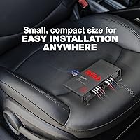 Vista 4 de Boss Din - Sistema de audio individual, 200 vatios 2 canales, Negro