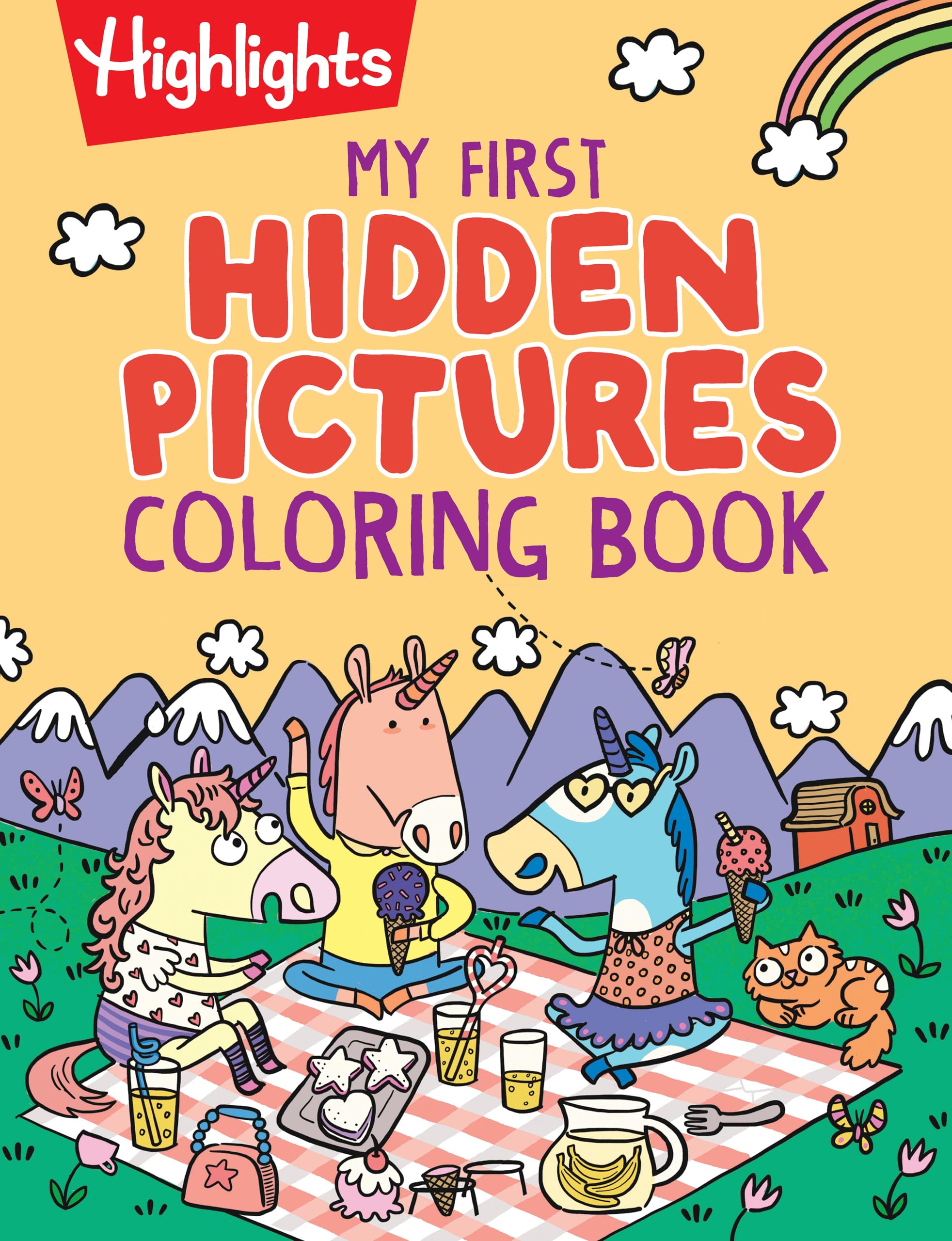 My First Hidden Pictures Coloring Book (HL Hidden Pictures®): Preschool Coloring Book with Highlights Hidden Pictures Puzzles, Over 100 Activities for Kids 3-6