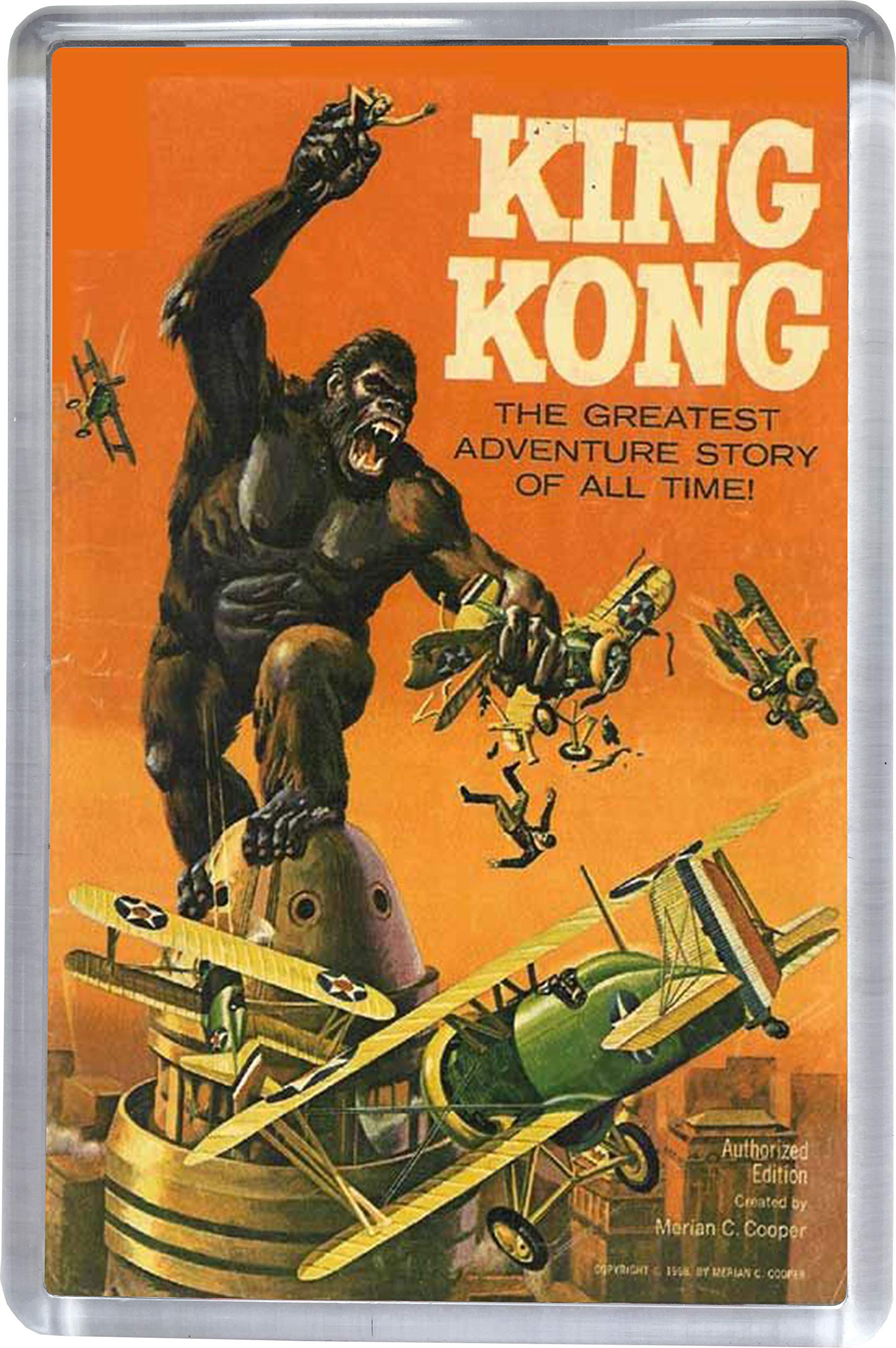 King Kong Empire State Movie Poster Fridge Magnet 5 x 7.5 cm