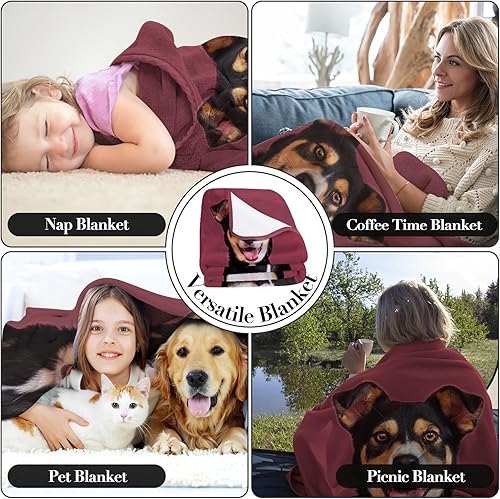 Miniatura 6 de Manta personalizada para parejas, regalos con foto, manta personalizada con imagen, manta de franela para fotos, regalos personalizados para