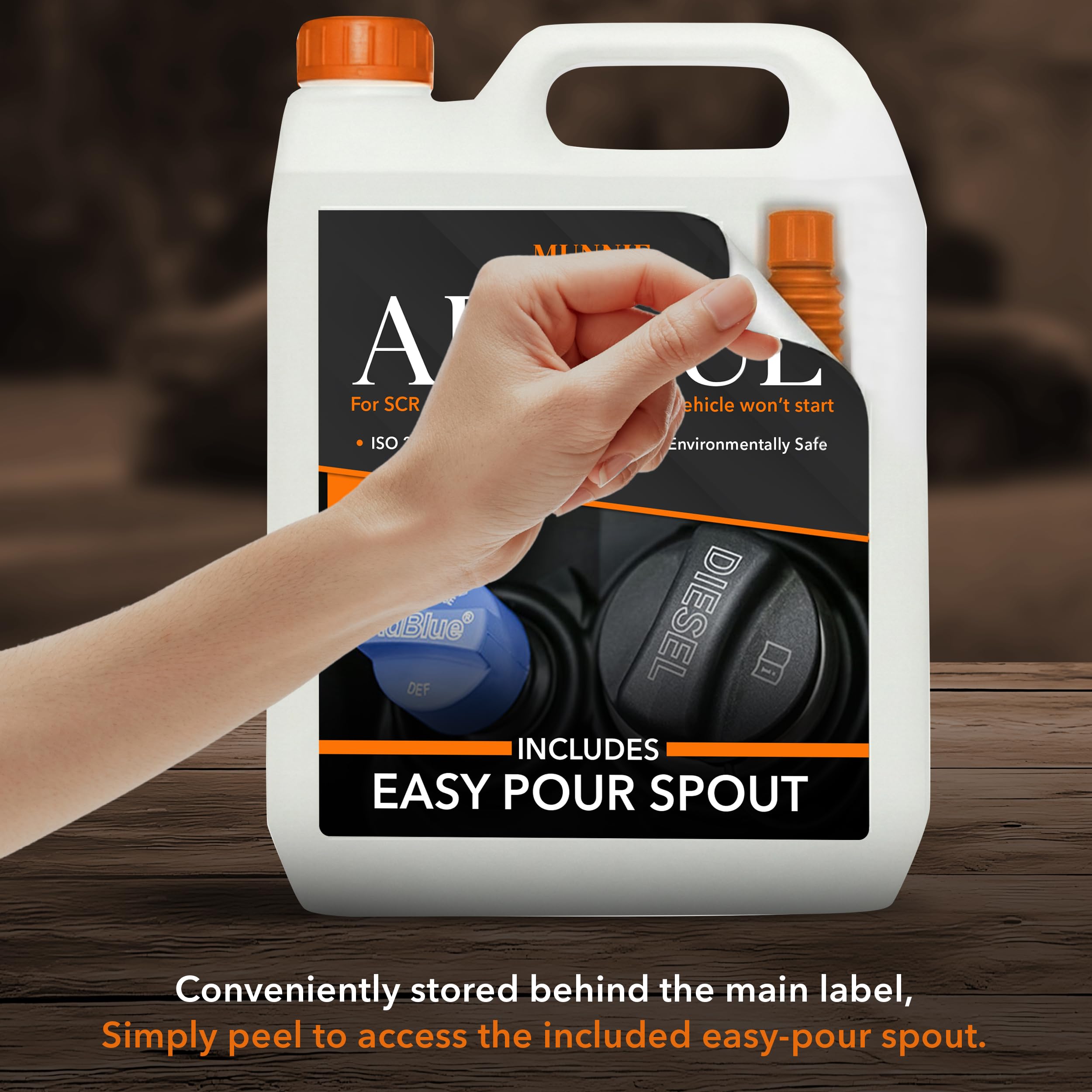 Munnie AdBlue 10 Litres with Nozzle – Premium Diesel Exhaust Fluid Additive for Cars, Vans & Trucks – Ad Blue Liquid for Diesel Engines ISO 22241 Compliant DEF for Emission Control & Cleaner Driving — view 6