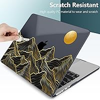 Vista 143 de TWOLSKOO for M4 MacBook Air 13.6 inch Case 2025-2022 Release M4 A3240 M3 A3113 M2 A2681, Plastic Hard Shell & Screen Protector & Keyboard Cover &