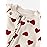 little planet by carter\'s Neutral Sleep and Play made with Organic Cotton, Forever Hearts, NB
