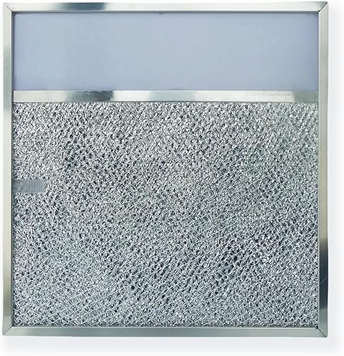BP57 - Filtro de ventilación para campana de estufa con lente de luz, filtro de grasa de escape de cocina, filtro de aire de grasa de 11 38 pulgadas
