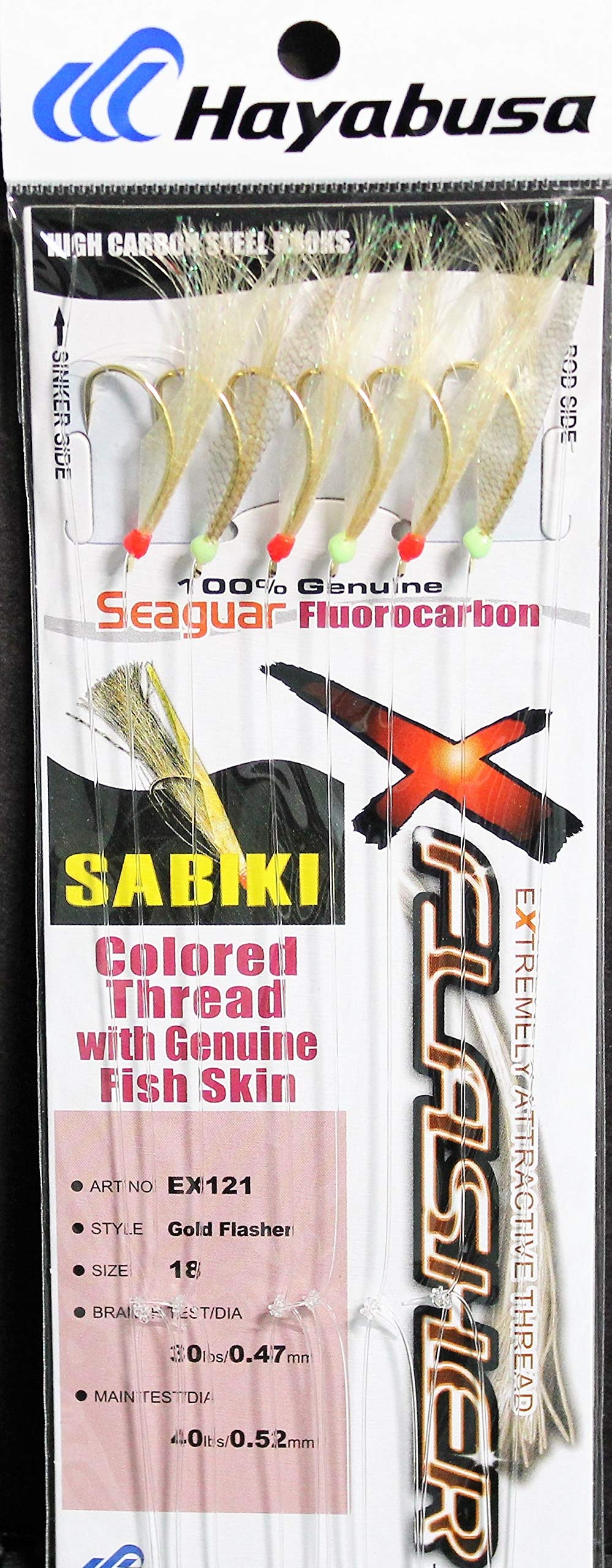 Gold Flasher 6-Hook Sabiki Rig